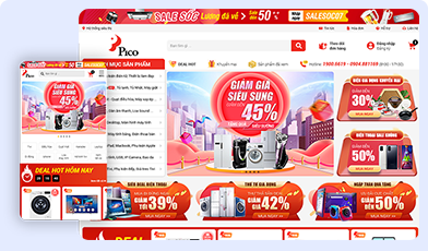 Thiết kế website pico.vn
